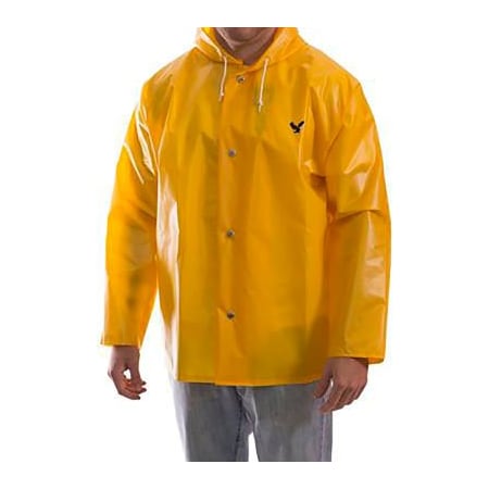 Tingley Iron Eagle Rain Jacket, Size Men's 4XL, Attached Hood, Blue J22161.4X
